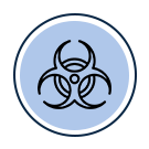 Pet protection default blue icon
