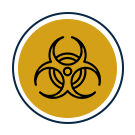 Pet protection interactive gold icon