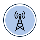 Pet protection default blue icon