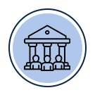 Pet protection default blue icon